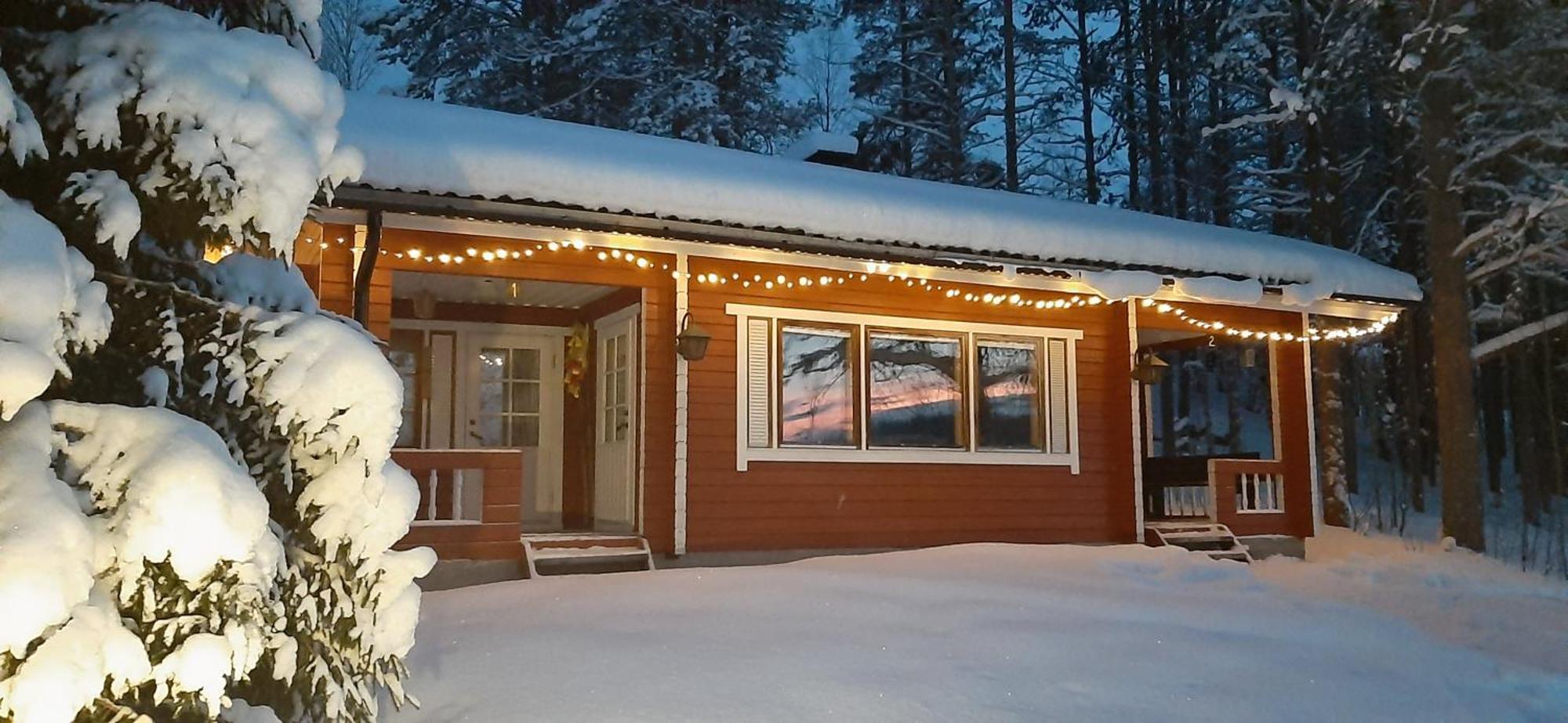 Korvala Log Cabins Luaran gambar